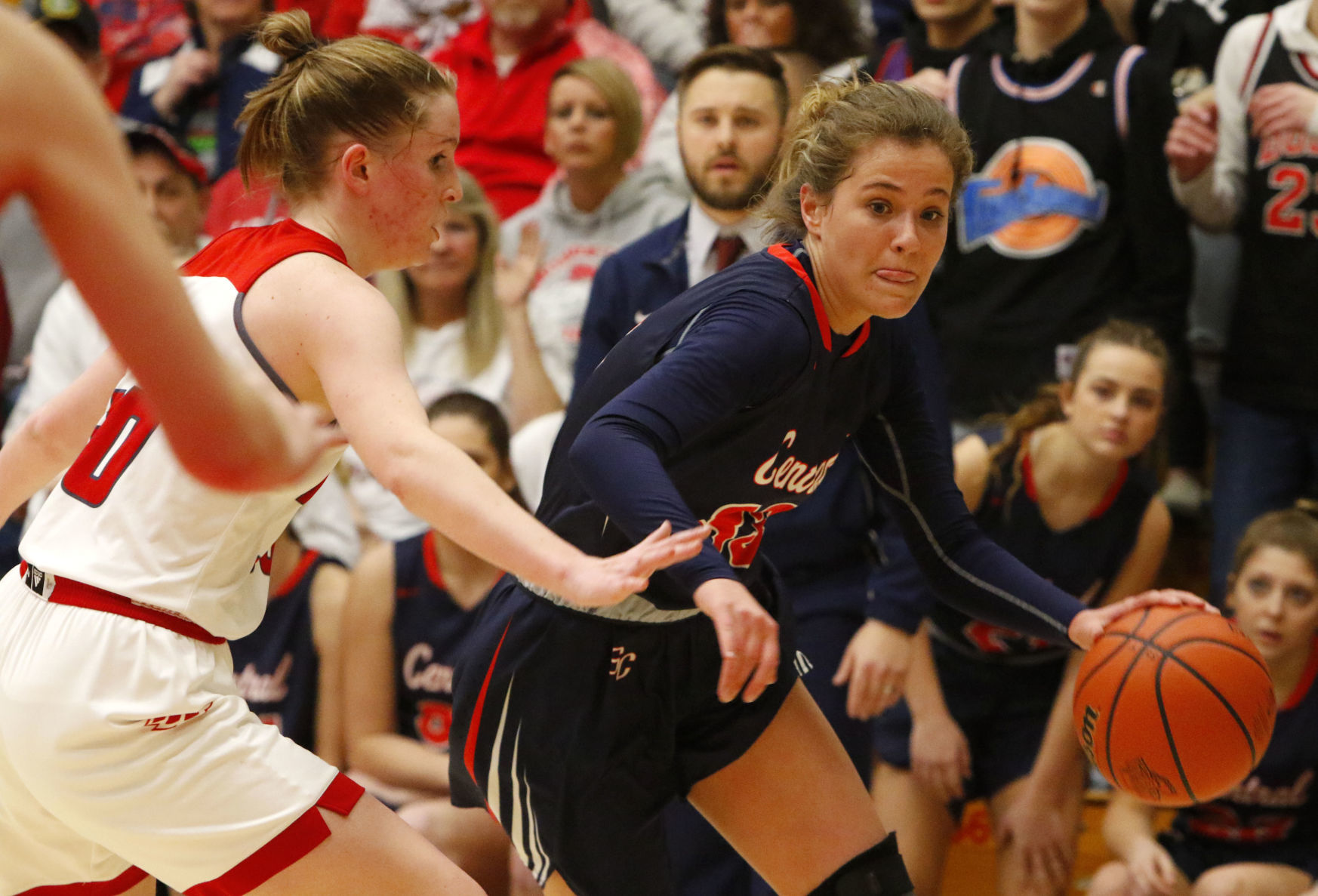 2A girls basketball semistate: South Central vs. Frankton